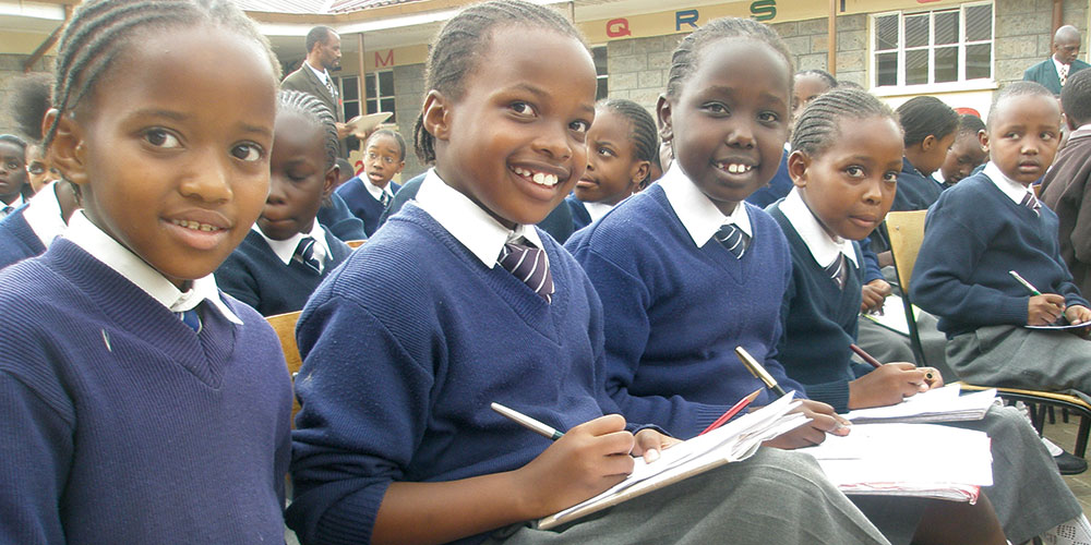 Alunos do ensino fundamental em uma escola adventista no Quênia. Crédito: departamento de comunicação da ECD. Foto: Adventist Review