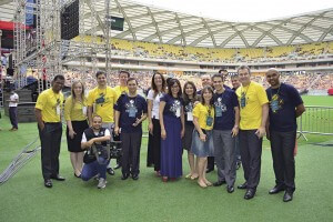 Parte da Equipe da TV Novo Tempo, que enviou 28 pessoas a Manaus. Foto: Diogo Cavalcanti