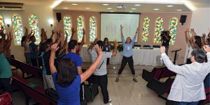 Em nosso século tecnológico, que incentiva a inatividade, o exercício se torna primordial. Assunto foi discutido em congresso que aconteceu no Unasp, campus São Paulo. Foto: Wilson Azevedo