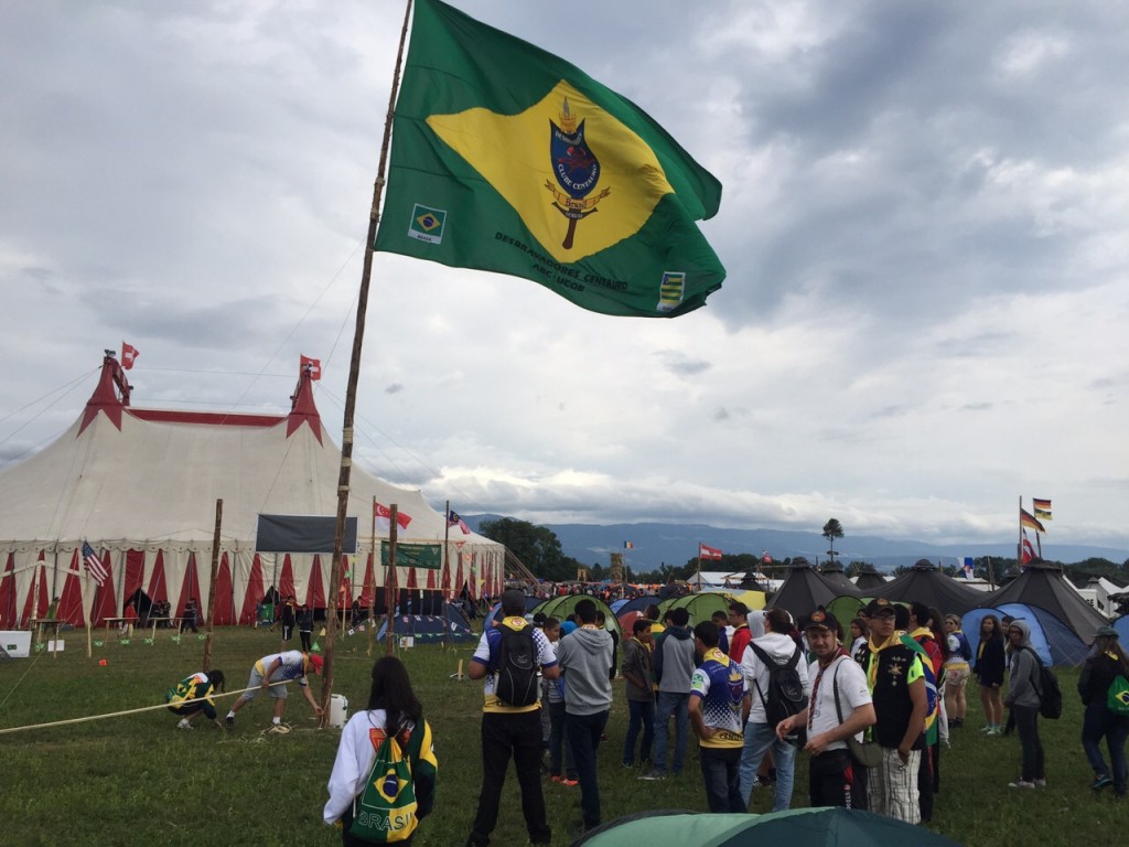 participacao de clube de Goiânia em campori na Suíça