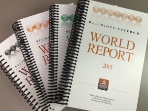 Panorama da liberdade religiosa no mundo - relatório 2015