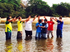 Primeiro nativo da etnia javaé foi batizado em setembro deste ano. Créditos da imagem: Mirando Fag-tahn Oliveira