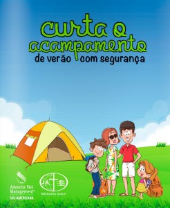 Cartilha traz dicas de segurança para participantes de retiros espirituais de verão.