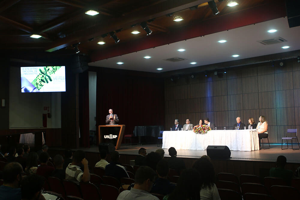 Encontro de criacionistas no Unasp, campus São Paulo, reuniu pesquisadores do Brasil e dos Estados Unidos. Foto: Murilo Pereira