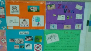 Além de produzir cartazes com informações sobre o combate ao zika vírus e assistir palestras sobre o assunto, estudantes de escolas adventistas do Estado com o maior número de casos suspeitos da doença também deixaram a sala de aula e se tornaram agentes de conscientização na comunidade.