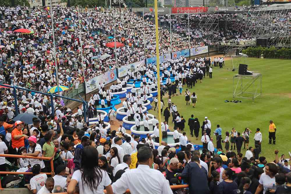 Batismo histórico na Venezuela - 2