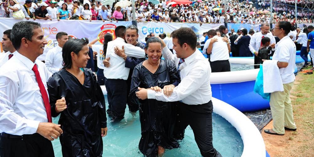 Batismo histórico na Venezuela