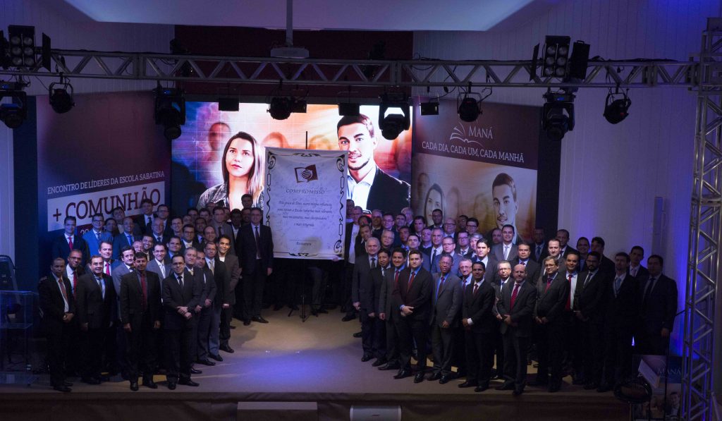 Líderes da Escola Sabatina e administradores da igreja no Brasil se encontraram na CPB para estabelecer estratégias de divulgação do Projeto Maná. Foto: Márcio Tonetti