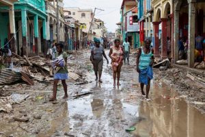 Considerado um dos países mais pobres do planeta, o Haiti foi um dos países mais afetados pelo furacão Matthew. Créditos: Logan Abassi / Fotos Públicas