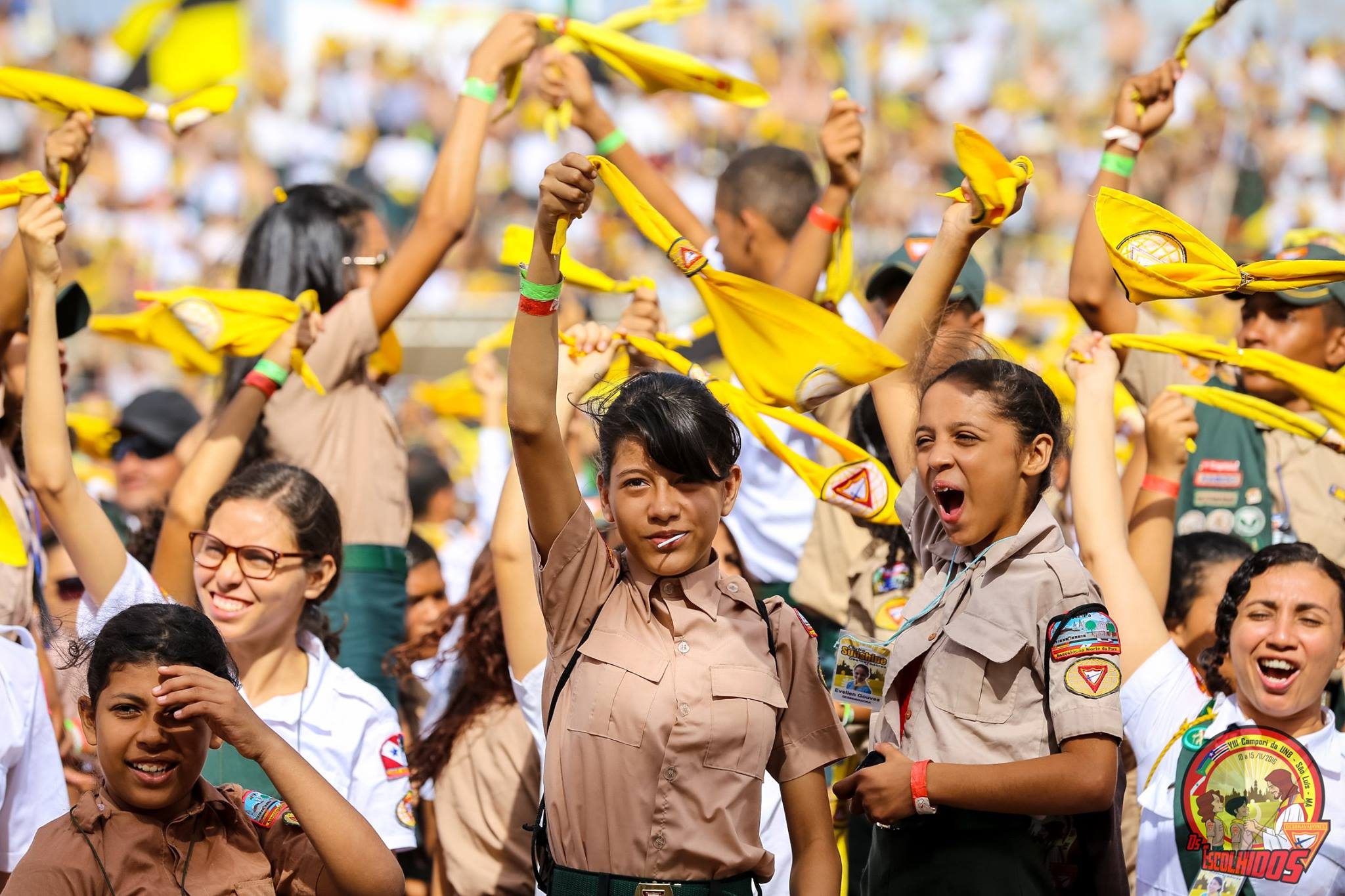 Os desbravadores do Pará, Amapá e Maranhão formaram um verdadeiro exército de juvenis e adolescentes na capita São Luís