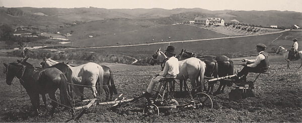 Fazenda do colégio ficava a 23 km do centro de São Paulo. Foto: Acervo Unasp