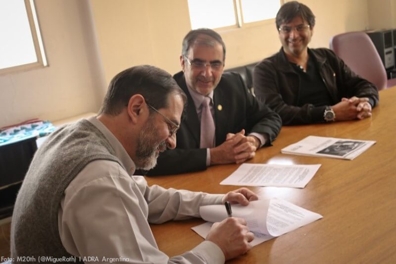 Parceria da ADRA Argentina para ajudar refugiados